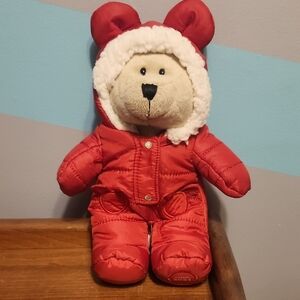 Starbucks Red Hooded Bear Plush